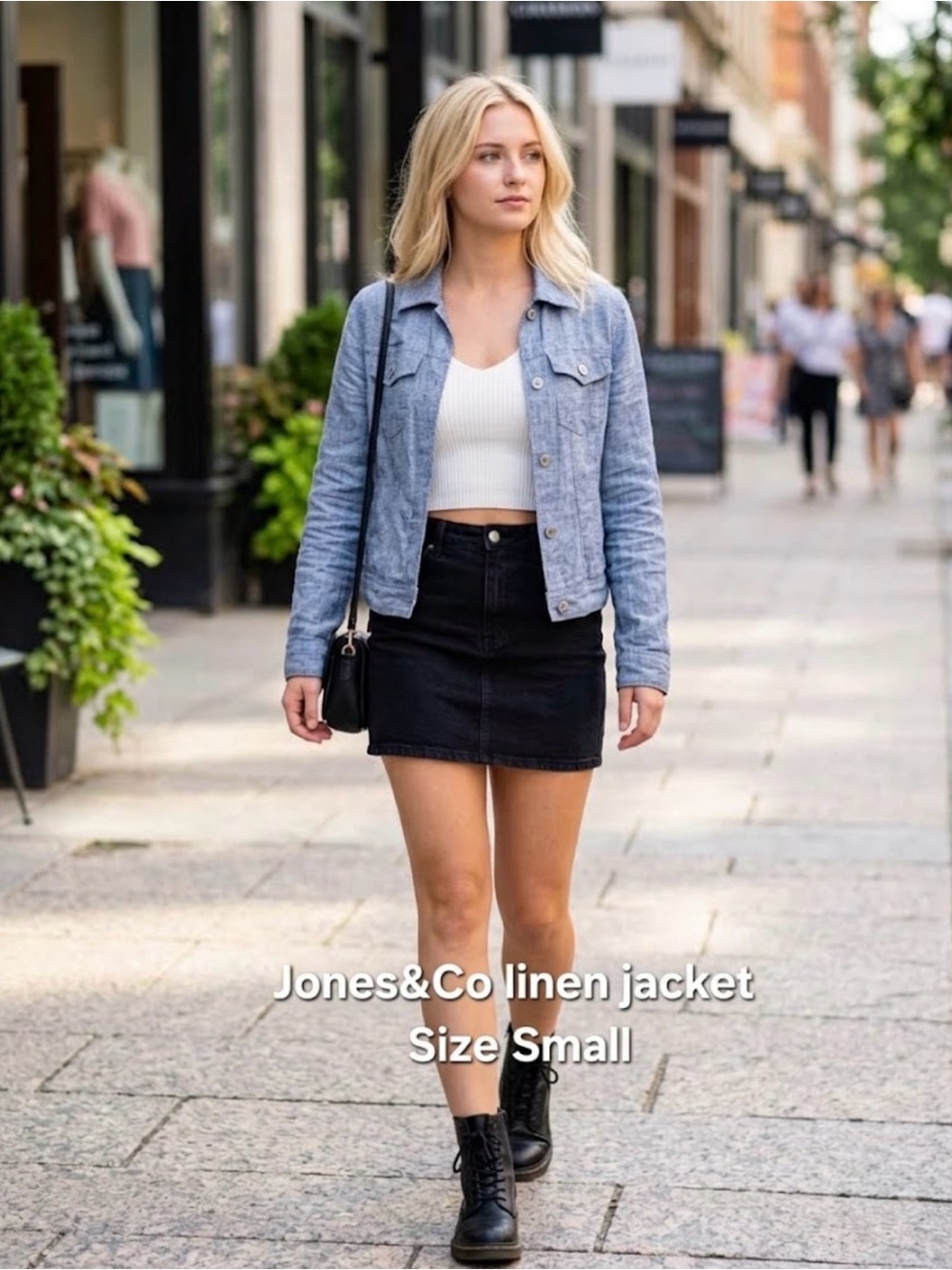 Extremely elegant light linen jacket